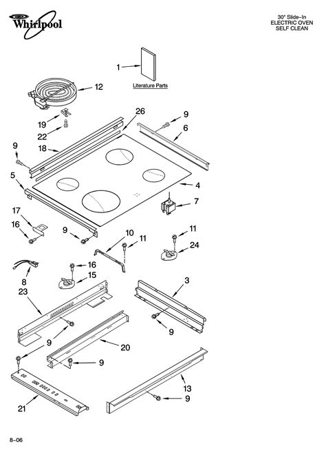 whirlpool gold stove top replacement parts